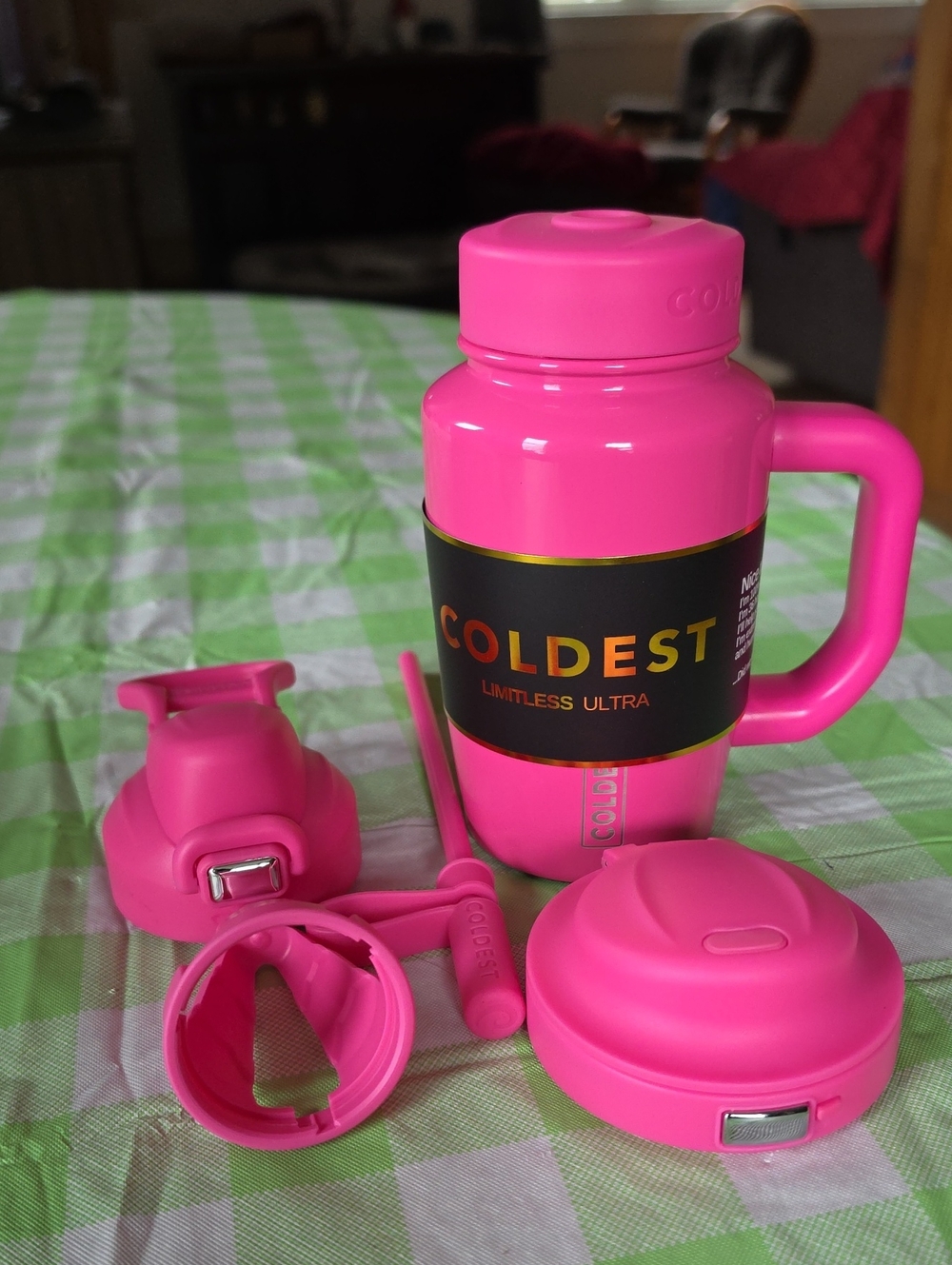 Coldest 15 oz Limitless Bottle - Ultra Pink